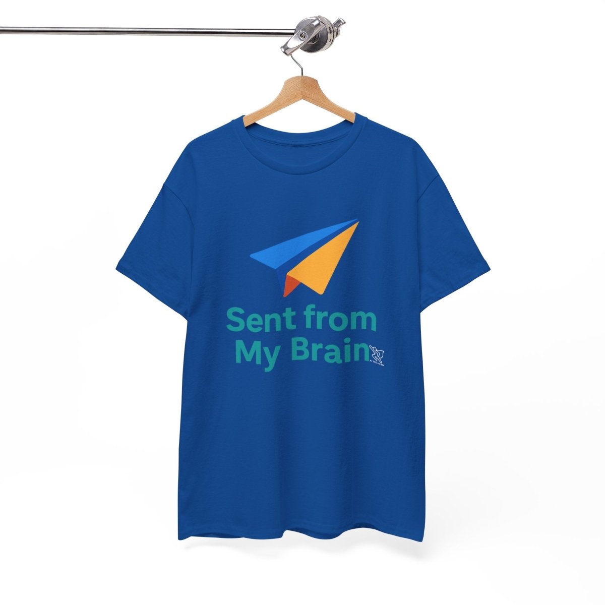 "Sent from My Brain" - Perfect Gift for Creative Minds, Casual Wear, Unique Birthday, Funny Statement Shirt - AI Tee Hero