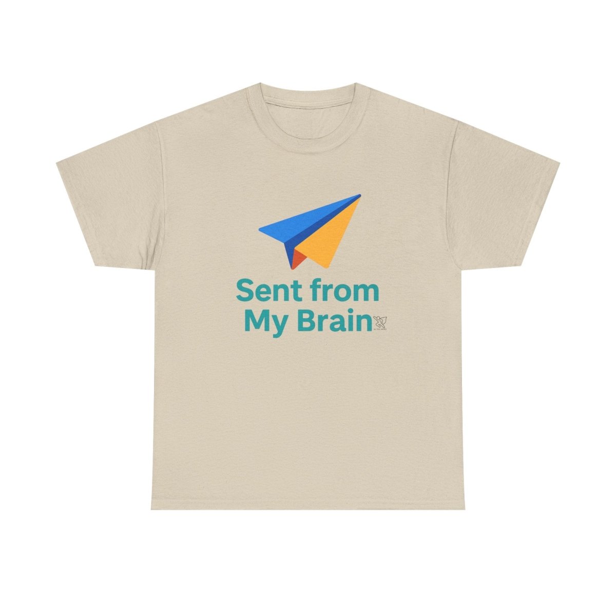 "Sent from My Brain" - Perfect Gift for Creative Minds, Casual Wear, Unique Birthday, Funny Statement Shirt - AI Tee Hero