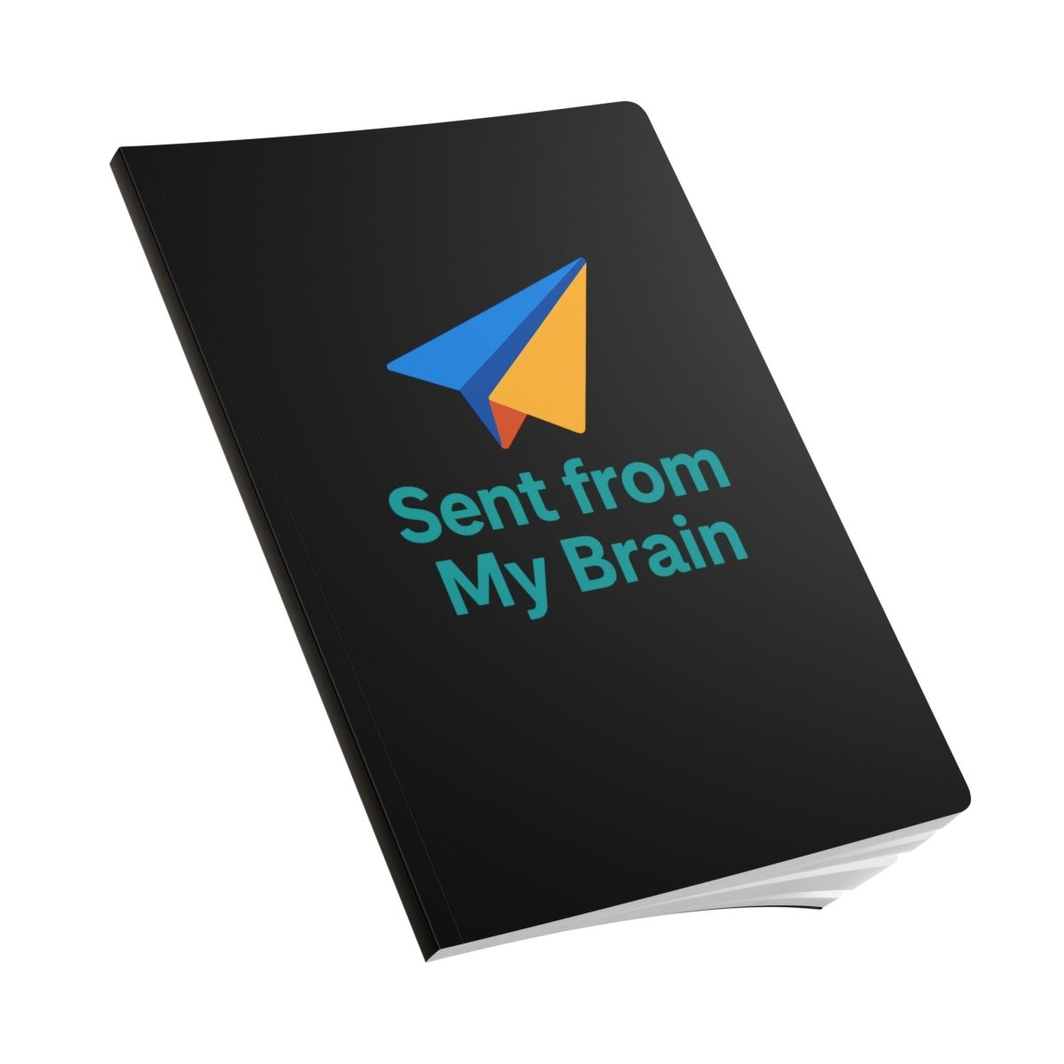"Sent from MyBrain" Softcover Journal - Perfect for Writers, Students, Gift, Note - Taking, Creative Expressions - AI Tee Hero