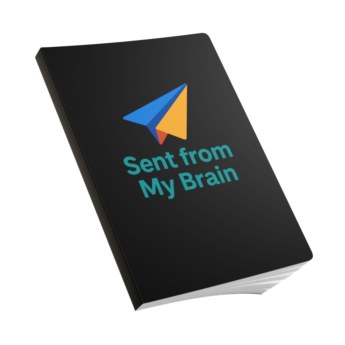 "Sent from MyBrain" Softcover Journal - Perfect for Writers, Students, Gift, Note - Taking, Creative Expressions - AI Tee Hero