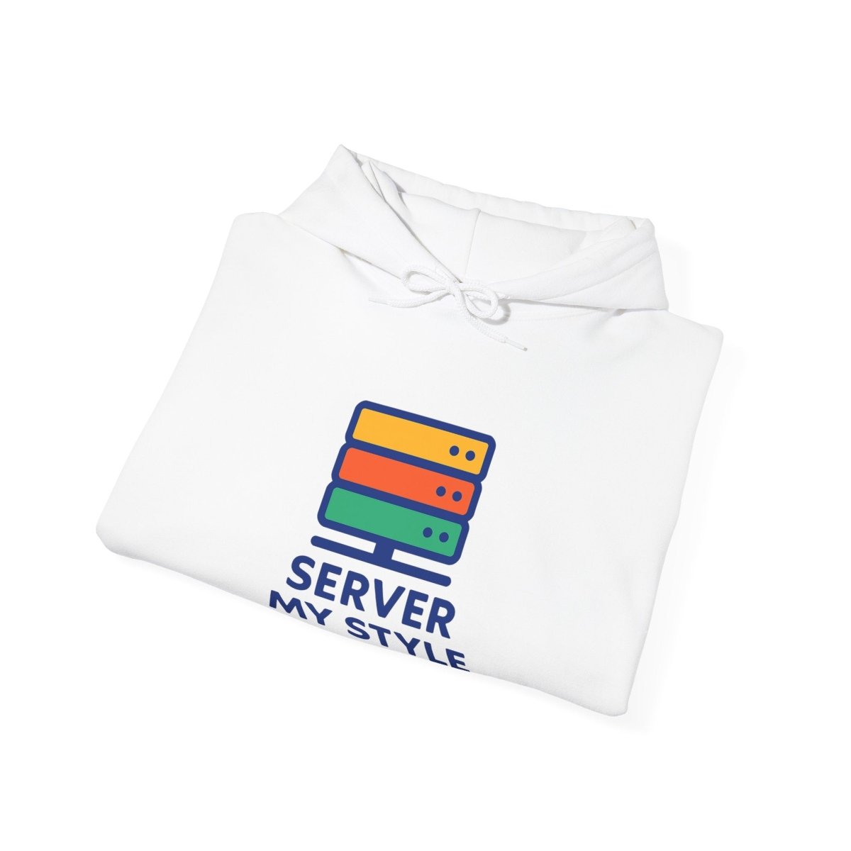 "Server My Style" Unisex Heavy Blend™ Hooded Sweatshirt for Tech Lovers, Perfect Gift for Programmers and Gamers, Cozy Casual [...] - AI Tee Hero