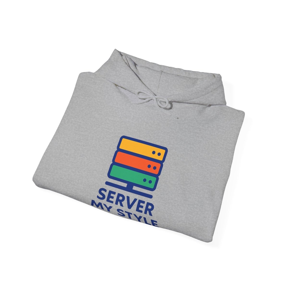 "Server My Style" Unisex Heavy Blend™ Hooded Sweatshirt for Tech Lovers, Perfect Gift for Programmers and Gamers, Cozy Casual [...] - AI Tee Hero