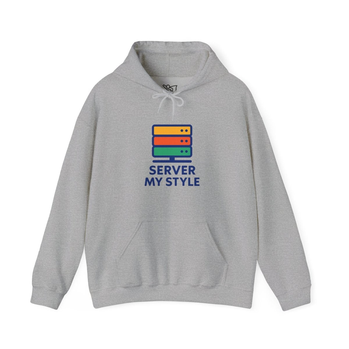 "Server My Style" Unisex Heavy Blend™ Hooded Sweatshirt for Tech Lovers, Perfect Gift for Programmers and Gamers, Cozy Casual [...] - AI Tee Hero