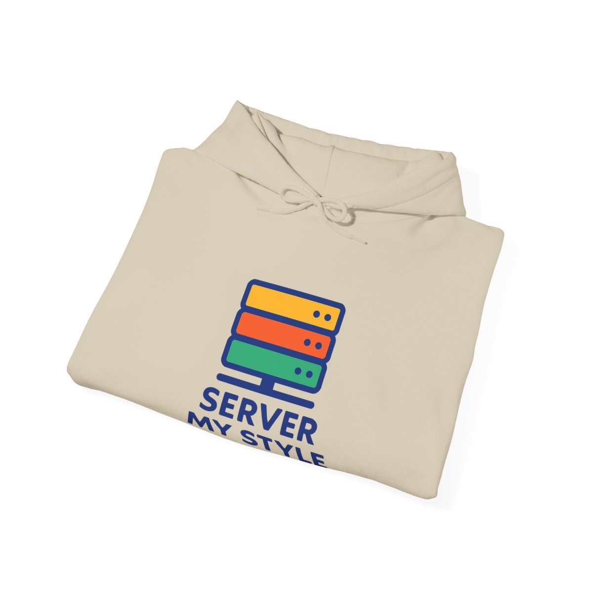 "Server My Style" Unisex Heavy Blend™ Hooded Sweatshirt for Tech Lovers, Perfect Gift for Programmers and Gamers, Cozy Casual [...] - AI Tee Hero