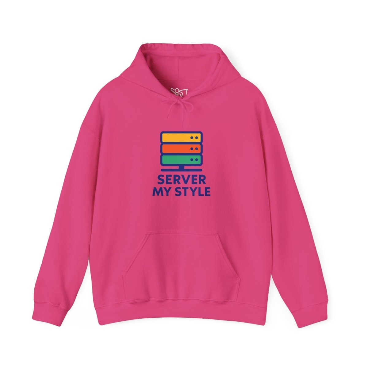 "Server My Style" Unisex Heavy Blend™ Hooded Sweatshirt for Tech Lovers, Perfect Gift for Programmers and Gamers, Cozy Casual [...] - AI Tee Hero