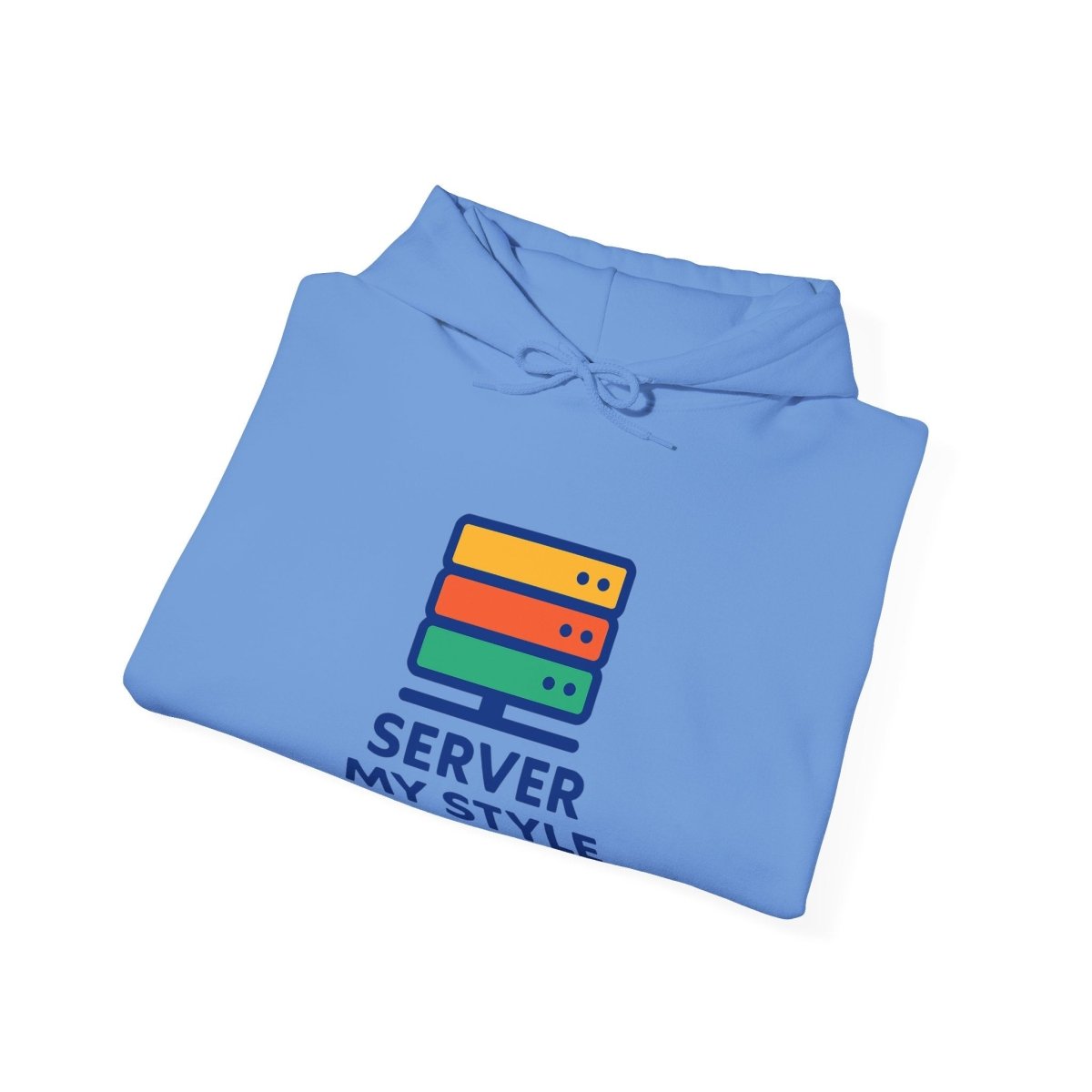 "Server My Style" Unisex Heavy Blend™ Hooded Sweatshirt for Tech Lovers, Perfect Gift for Programmers and Gamers, Cozy Casual [...] - AI Tee Hero