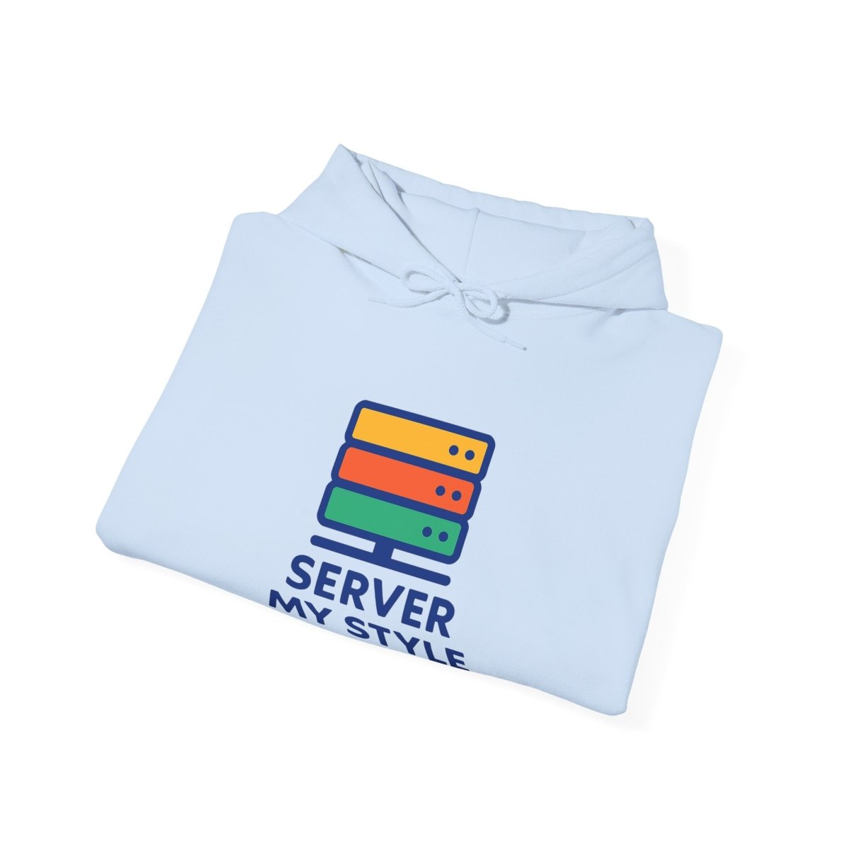 "Server My Style" Unisex Heavy Blend™ Hooded Sweatshirt for Tech Lovers, Perfect Gift for Programmers and Gamers, Cozy Casual [...] - AI Tee Hero
