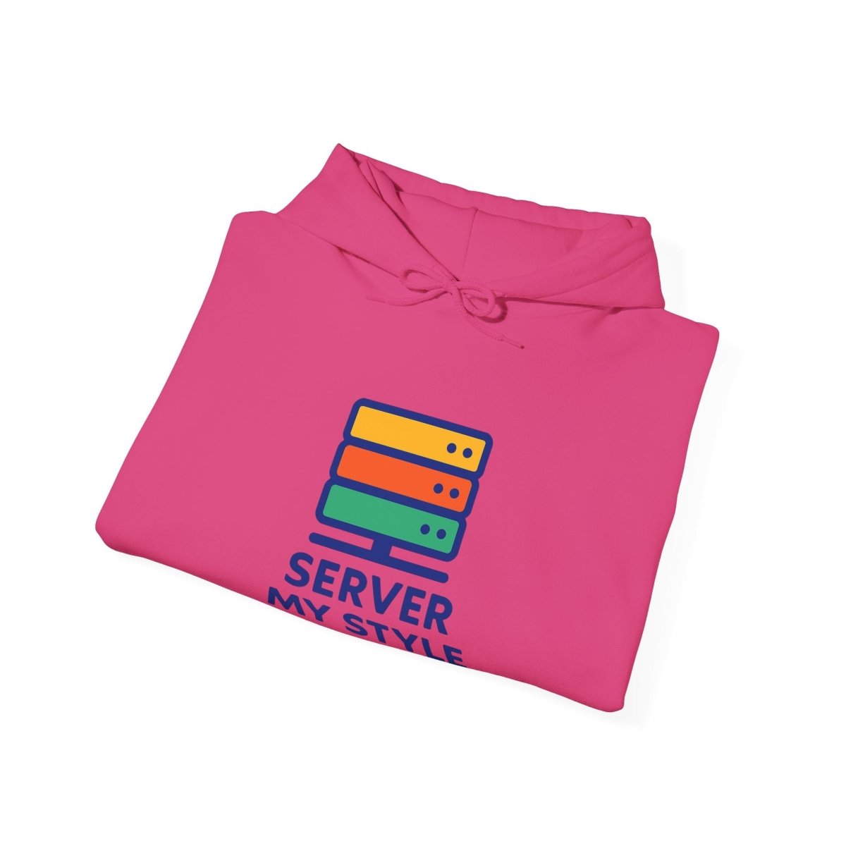 "Server My Style" Unisex Heavy Blend™ Hooded Sweatshirt for Tech Lovers, Perfect Gift for Programmers and Gamers, Cozy Casual [...] - AI Tee Hero