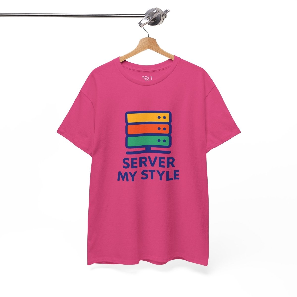 "Server My Style" Unisex Heavy Cotton Tee, Tech Humor Shirt, Geeky Gift, Casual Wear, Birthday Present, Everyday Comfort CW - 1 Royal Blue - AI Tee Hero
