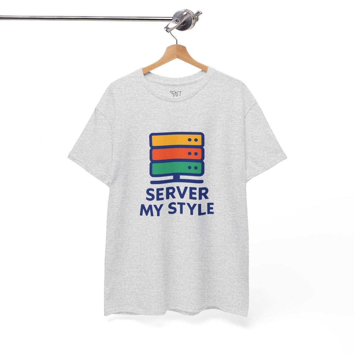 "Server My Style" Unisex Heavy Cotton Tee, Tech Humor Shirt, Geeky Gift, Casual Wear, Birthday Present, Everyday Comfort CW - 1 Royal Blue - AI Tee Hero