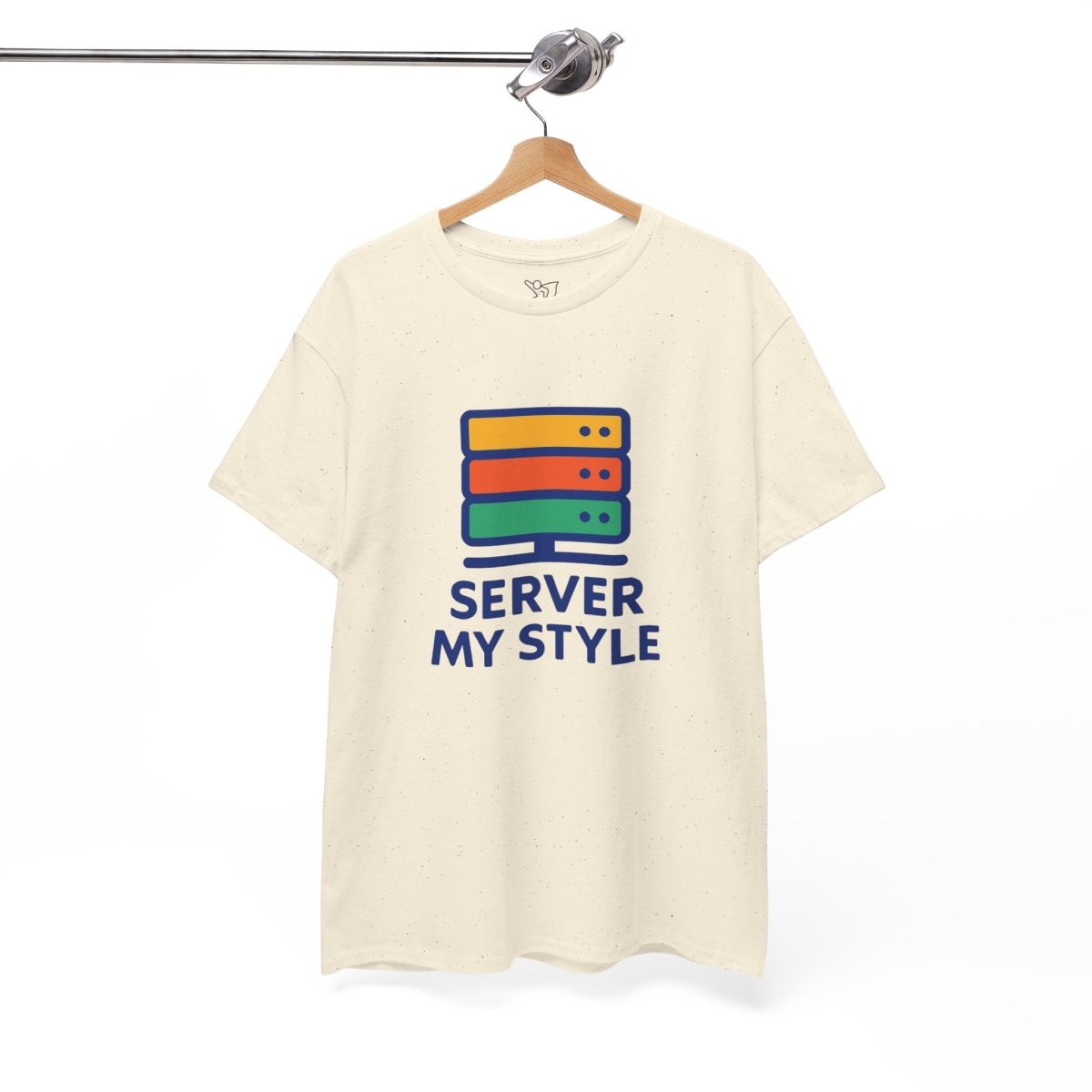 "Server My Style" Unisex Heavy Cotton Tee, Tech Humor Shirt, Geeky Gift, Casual Wear, Birthday Present, Everyday Comfort CW - 1 Royal Blue - AI Tee Hero