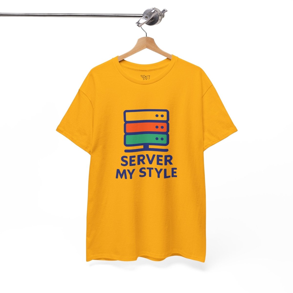 "Server My Style" Unisex Heavy Cotton Tee, Tech Humor Shirt, Geeky Gift, Casual Wear, Birthday Present, Everyday Comfort CW - 1 Royal Blue - AI Tee Hero
