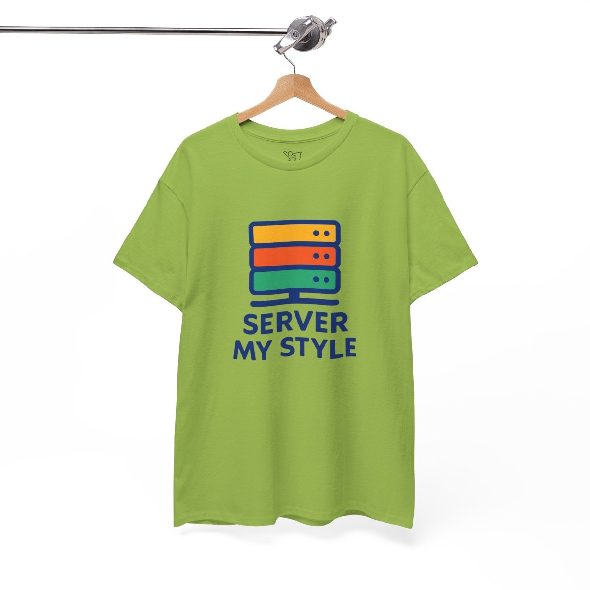 "Server My Style" Unisex Heavy Cotton Tee, Tech Humor Shirt, Geeky Gift, Casual Wear, Birthday Present, Everyday Comfort CW - 1 Royal Blue - AI Tee Hero