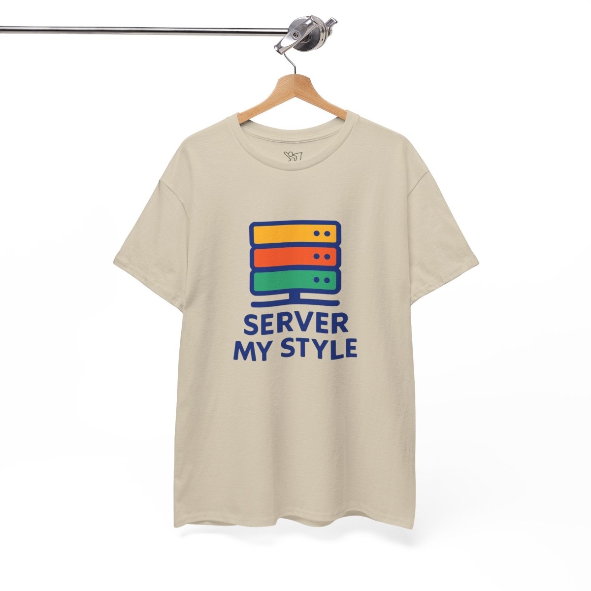 "Server My Style" Unisex Heavy Cotton Tee, Tech Humor Shirt, Geeky Gift, Casual Wear, Birthday Present, Everyday Comfort CW - 1 Royal Blue - AI Tee Hero