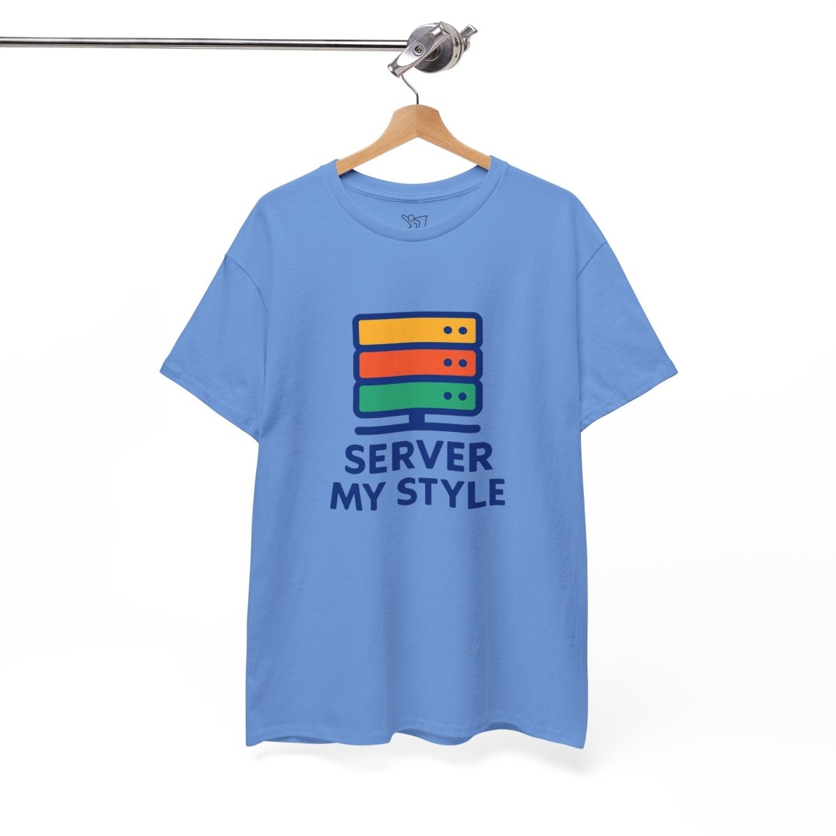 "Server My Style" Unisex Heavy Cotton Tee, Tech Humor Shirt, Geeky Gift, Casual Wear, Birthday Present, Everyday Comfort CW - 1 Royal Blue - AI Tee Hero