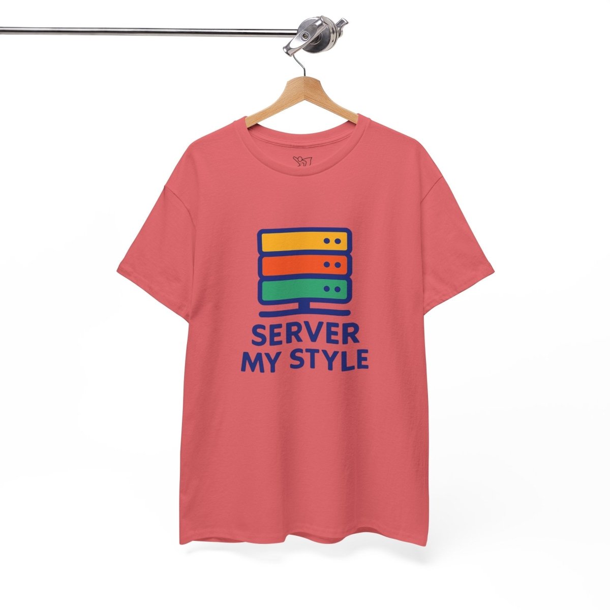 "Server My Style" Unisex Heavy Cotton Tee, Tech Humor Shirt, Geeky Gift, Casual Wear, Birthday Present, Everyday Comfort CW - 1 Royal Blue - AI Tee Hero