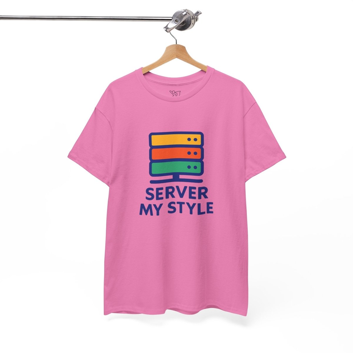"Server My Style" Unisex Heavy Cotton Tee, Tech Humor Shirt, Geeky Gift, Casual Wear, Birthday Present, Everyday Comfort CW - 1 Royal Blue - AI Tee Hero