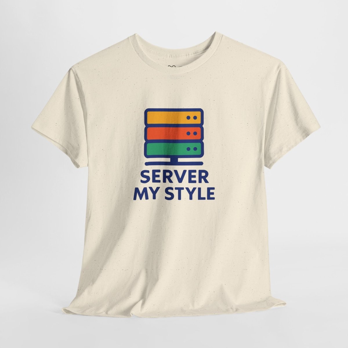 "Server My Style" Unisex Heavy Cotton Tee, Tech Humor Shirt, Geeky Gift, Casual Wear, Birthday Present, Everyday Comfort CW - 1 Royal Blue - AI Tee Hero