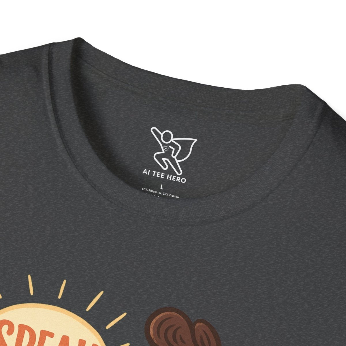 "Speak Softly" Unisex T-Shirt Softstyle Graphic Tee, Mindfulness and Relax Vibe, Inner Peace - MINDSet Collection - AI Tee Hero
