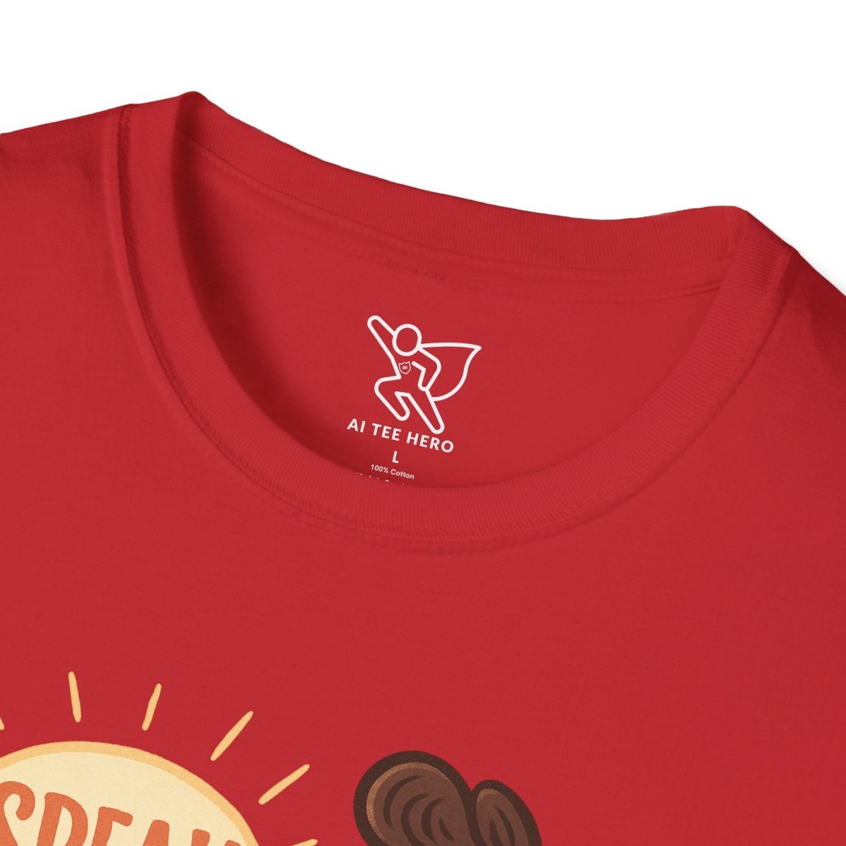 "Speak Softly" Unisex T-Shirt Softstyle Graphic Tee, Mindfulness and Relax Vibe, Inner Peace - MINDSet Collection - AI Tee Hero