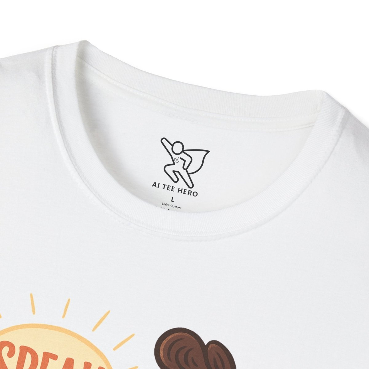 "Speak Softly" Unisex T-Shirt Softstyle Graphic Tee, Mindfulness and Relax Vibe, Inner Peace - MINDSet Collection - AI Tee Hero