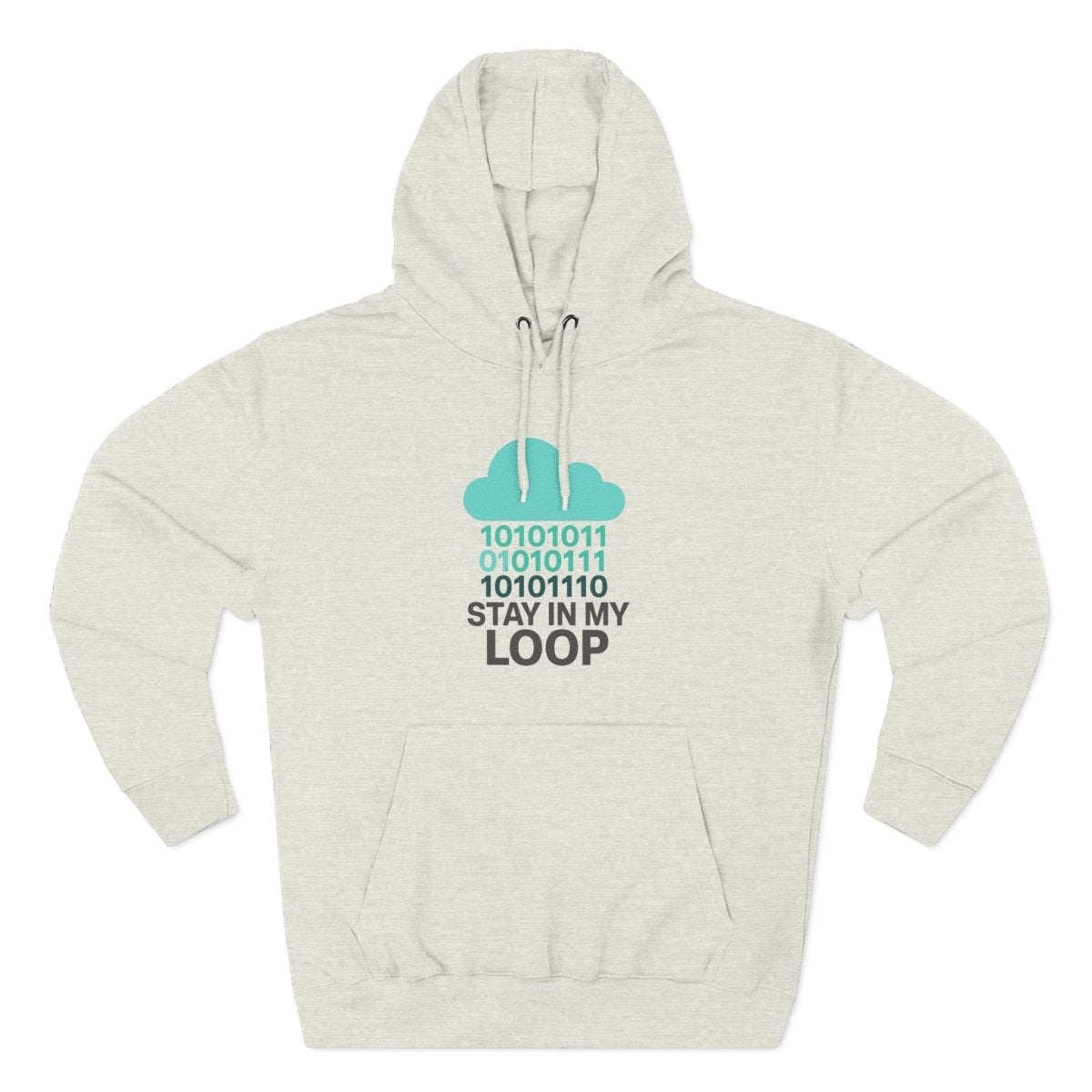 "Stay in My Loop" Cozy Tech - Inspired Fleece, Perfect for Programmers, Gamers, Gift for Tech Lovers, Casual Wear, Cozy Layering - AI Tee Hero