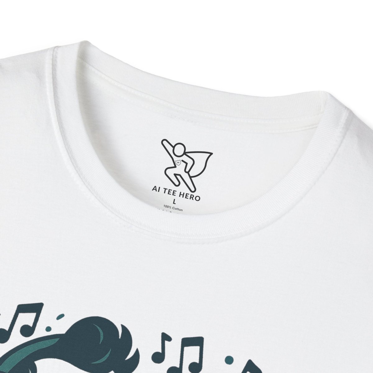 "Stream Peace" Unisex Softstyle T-Shirt - Stream Peace, Music Lover Gift, Casual Wear, Relaxation Tee, Music Streaming Shirt - MINDSet Collection - AI Tee Hero