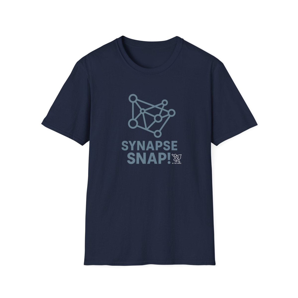 "Synapse Snap!" Unisex T-Shirt - Perfect for Scientists, Tech Lovers, and Gift Giving, Humor Tee, Brain Connections, Geeky Fashion - AI Tee Hero