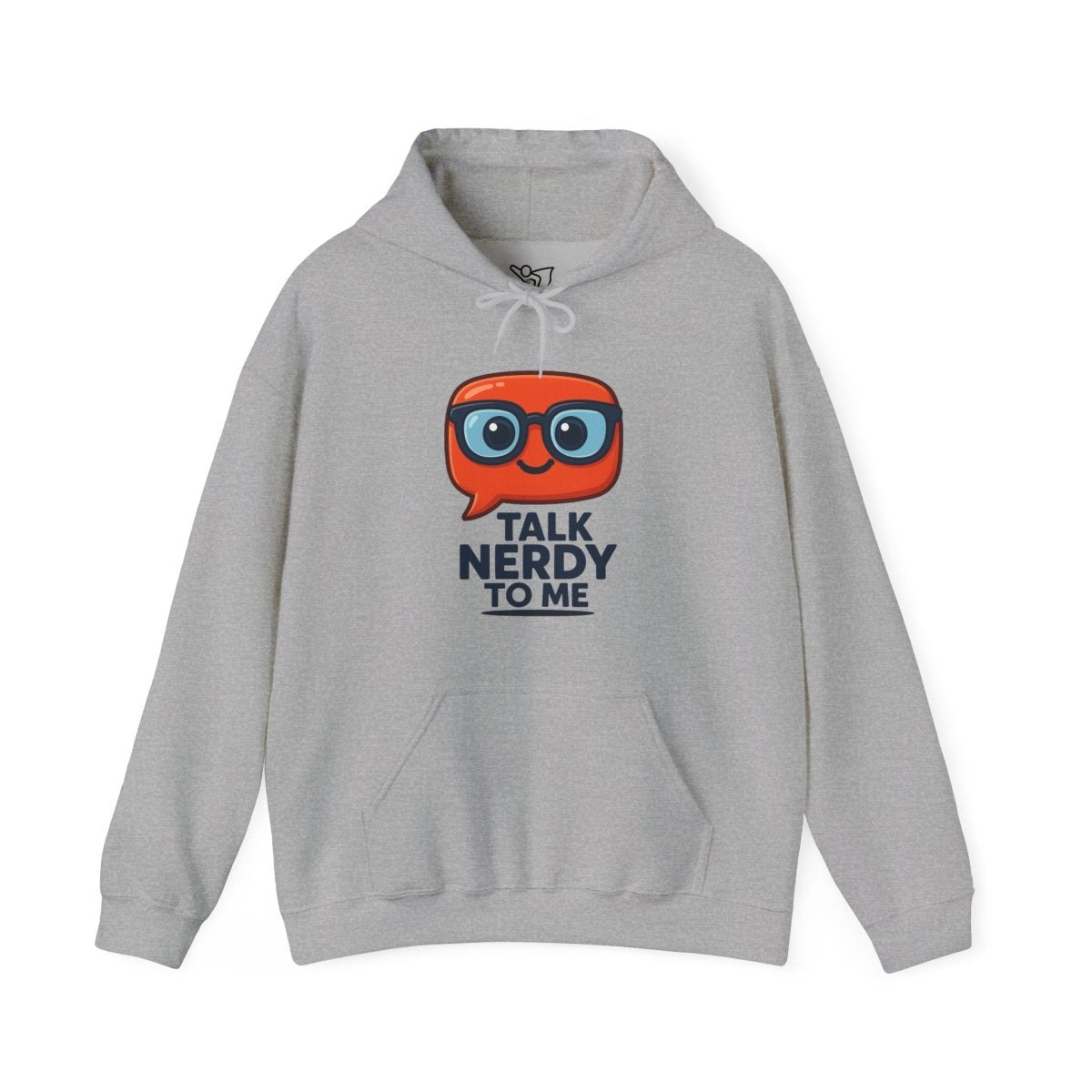 "Talk Nerdy To Me" Funny Hoodie for Geeky Friends, Gift for Gamers, Trendy Sweatshirt, Hoodie for Nerds - AI Tee Hero