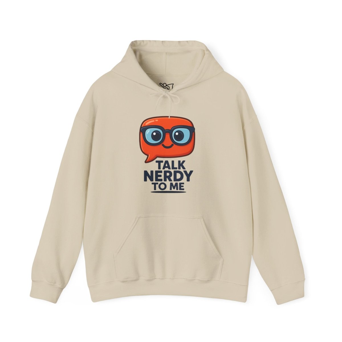 "Talk Nerdy To Me" Funny Hoodie for Geeky Friends, Gift for Gamers, Trendy Sweatshirt, Hoodie for Nerds - AI Tee Hero