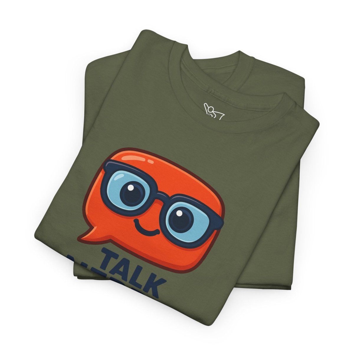 "Talk Nerdy to Me" Geeky Humor T-Shirt, Fun Cotton Tee, Nerdy Gift, Unisex Graphic Tee, Casual Everyday Wear - AI Tee Hero