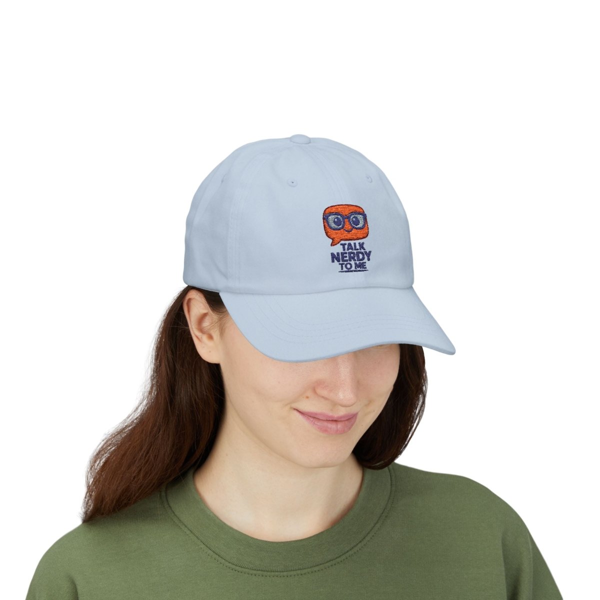 "Talk Nerdy to Me" Unisex Cap, Casual Wear, Gift for Dad, Father's Day, Nerd Culture Apparel - AI Tee Hero