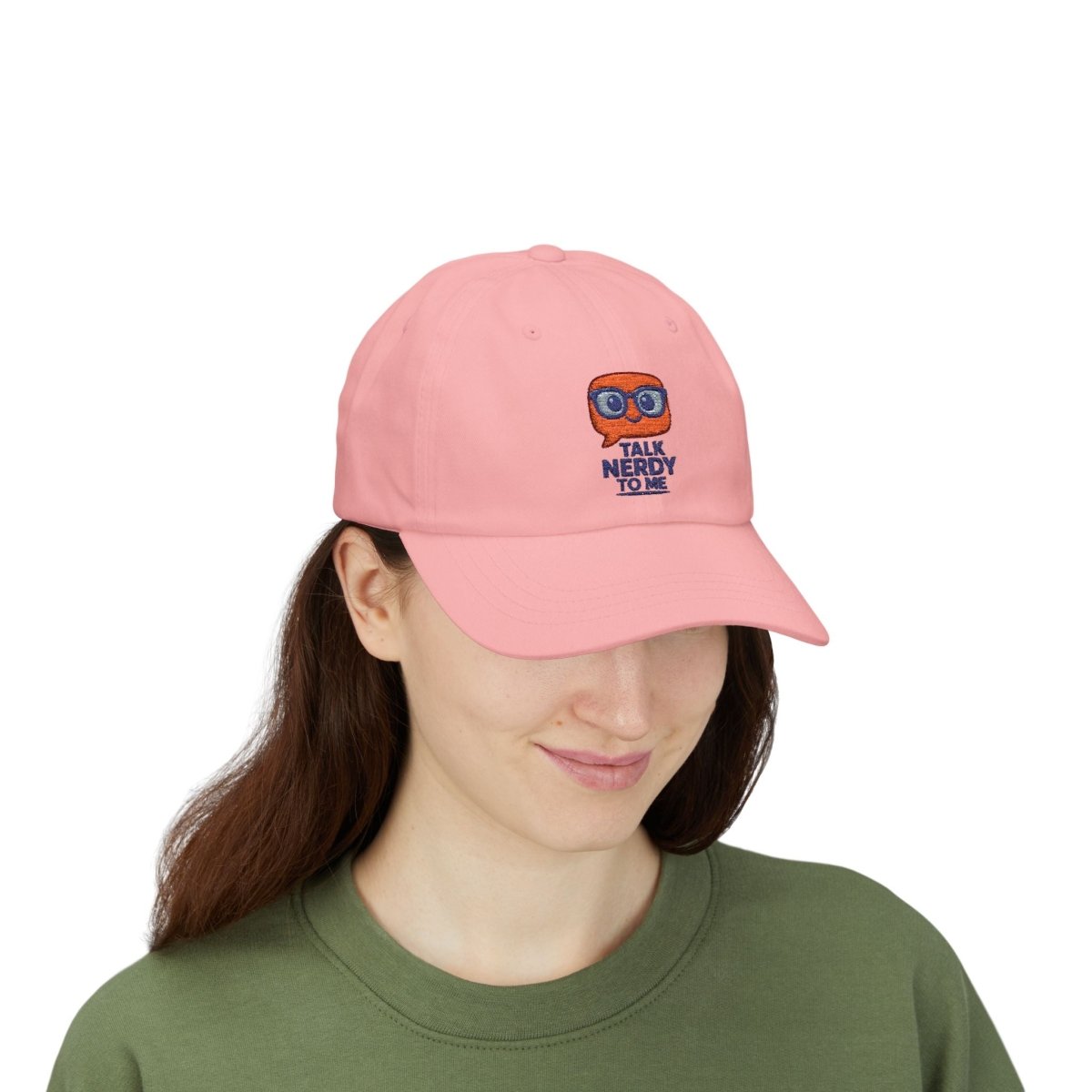 "Talk Nerdy to Me" Unisex Cap, Casual Wear, Gift for Dad, Father's Day, Nerd Culture Apparel - AI Tee Hero