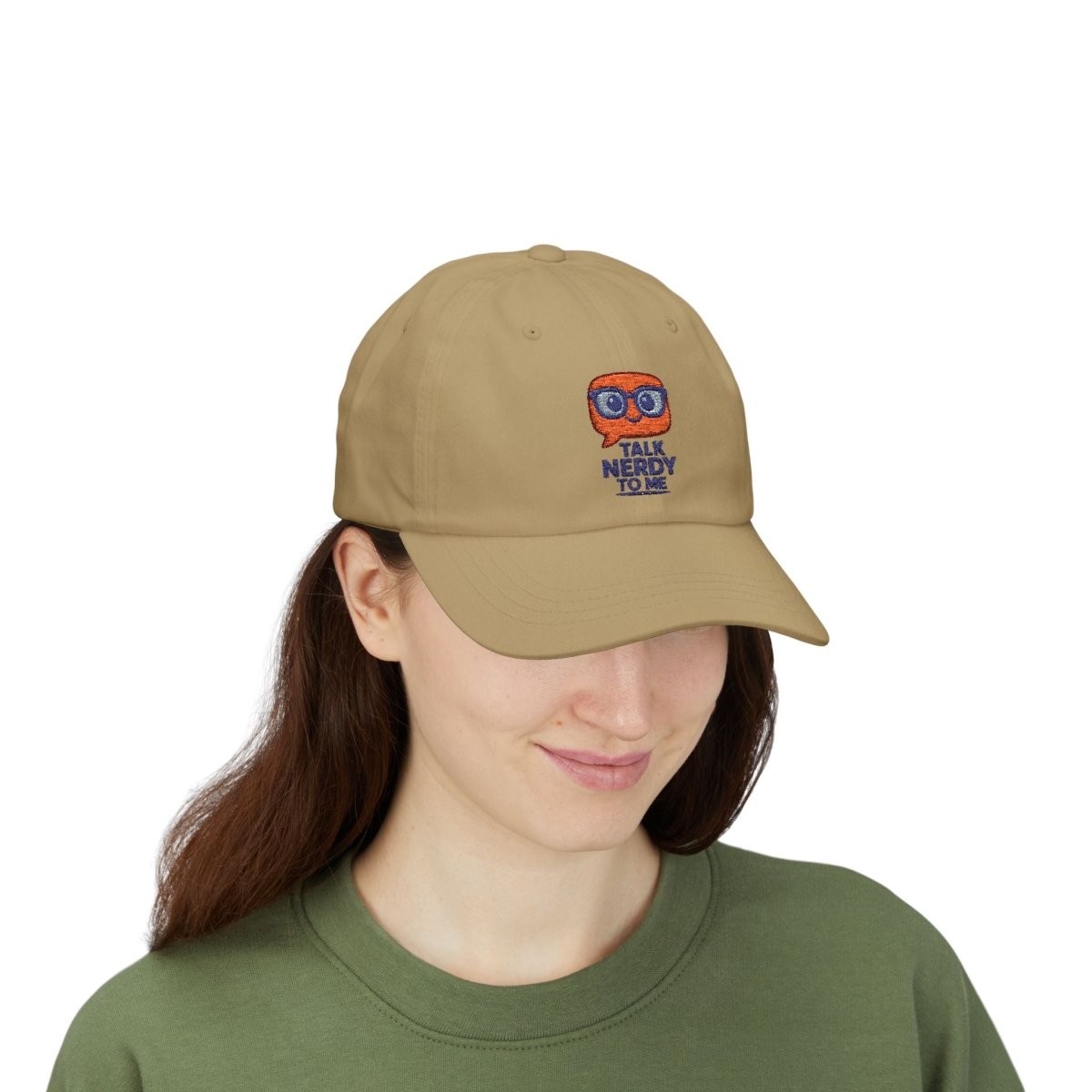 "Talk Nerdy to Me" Unisex Cap, Casual Wear, Gift for Dad, Father's Day, Nerd Culture Apparel - AI Tee Hero