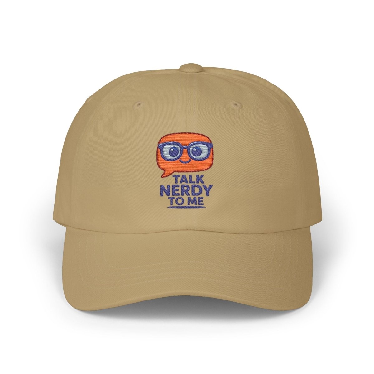 "Talk Nerdy to Me" Unisex Cap, Casual Wear, Gift for Dad, Father's Day, Nerd Culture Apparel - AI Tee Hero