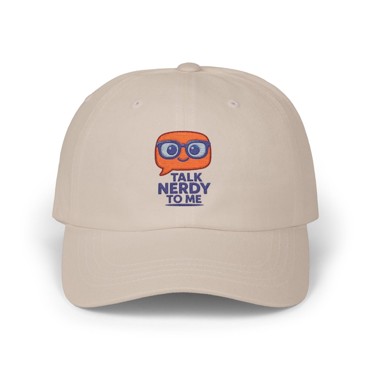 "Talk Nerdy to Me" Unisex Cap, Casual Wear, Gift for Dad, Father's Day, Nerd Culture Apparel - AI Tee Hero