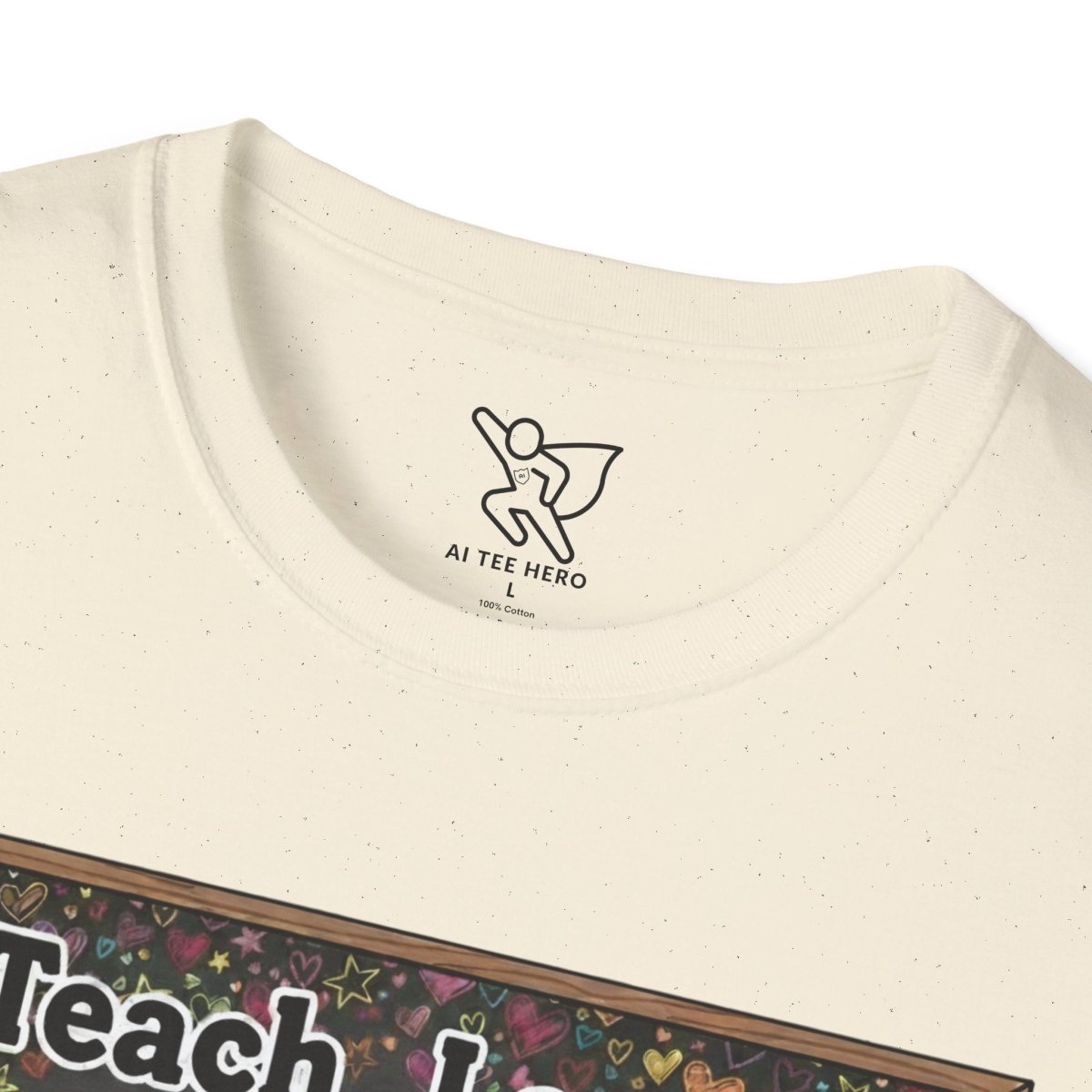 "Teach.Love.Inspire. Repeat Daily" CW - 1 Inspire Teacher T-Shirt, Gifts for Educators, Inspirational Tees, Cute Classroom Apparel, Teach Love Inspire Shirt - AI Tee Hero