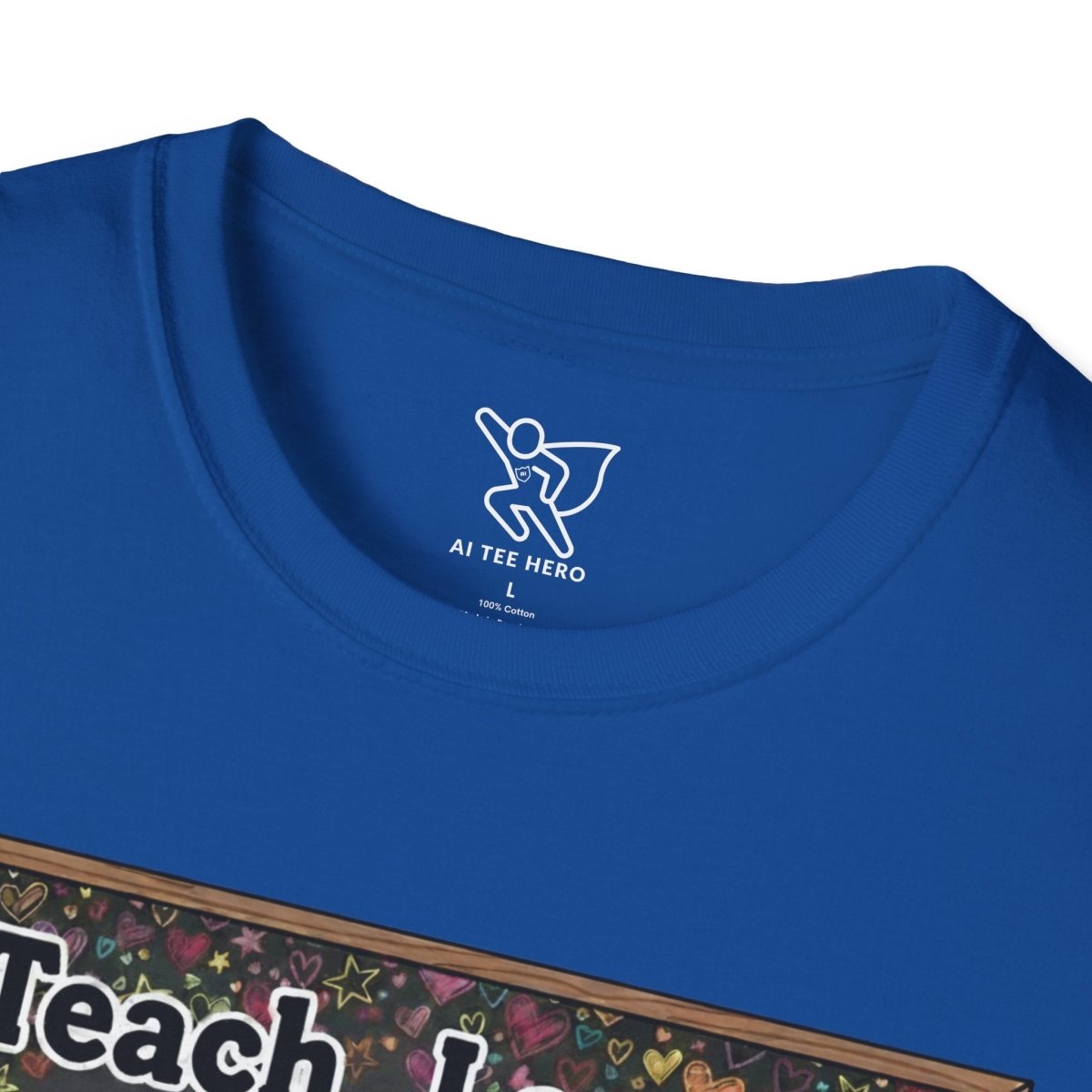 "Teach.Love.Inspire. Repeat Daily" CW - 1 Inspire Teacher T-Shirt, Gifts for Educators, Inspirational Tees, Cute Classroom Apparel, Teach Love Inspire Shirt - AI Tee Hero