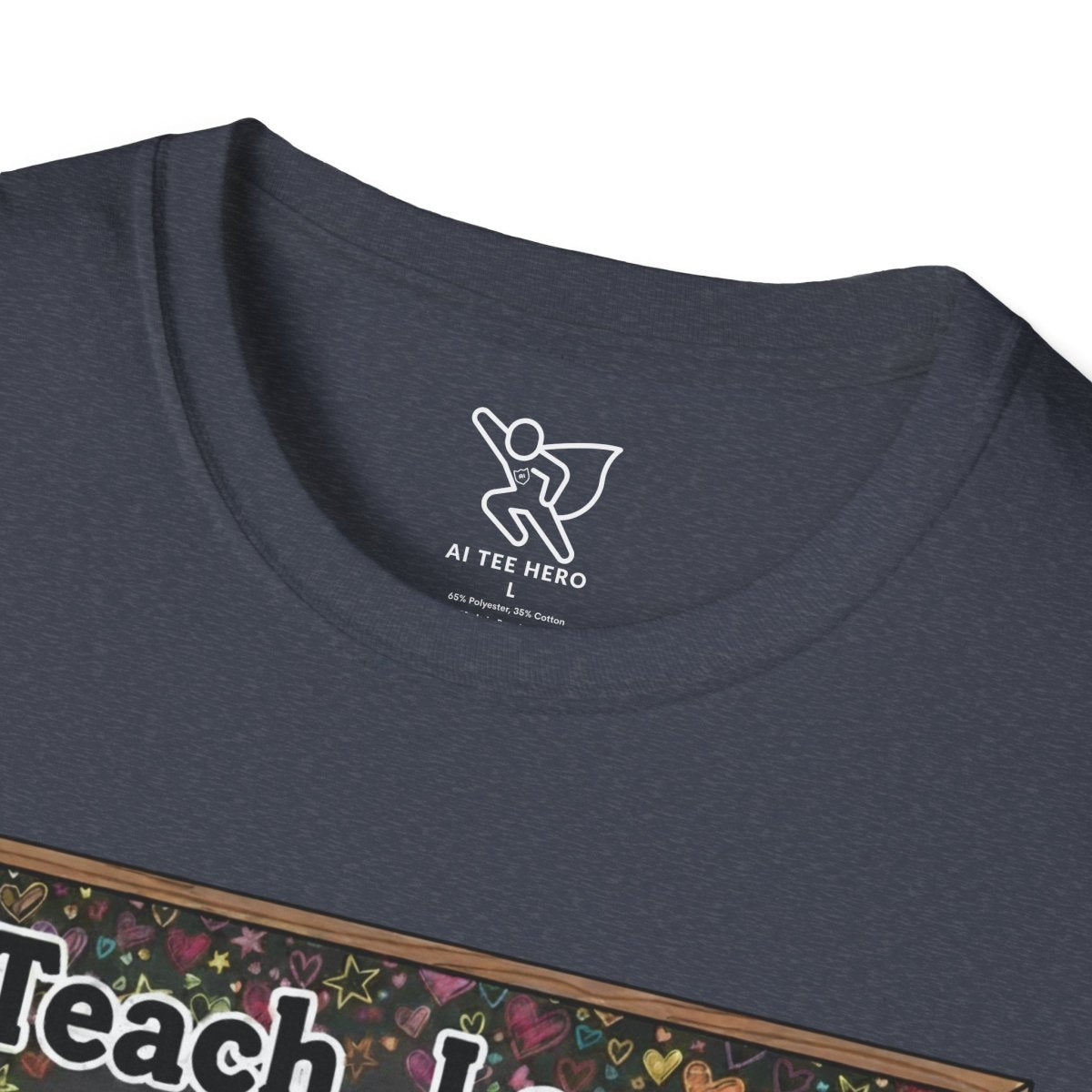 "Teach.Love.Inspire. Repeat Daily" CW - 1 Inspire Teacher T-Shirt, Gifts for Educators, Inspirational Tees, Cute Classroom Apparel, Teach Love Inspire Shirt - AI Tee Hero