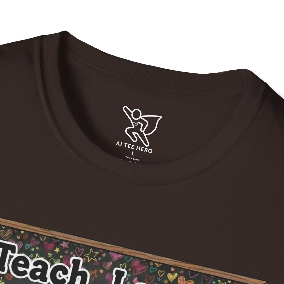 "Teach.Love.Inspire. Repeat Daily" CW - 1 Inspire Teacher T-Shirt, Gifts for Educators, Inspirational Tees, Cute Classroom Apparel, Teach Love Inspire Shirt - AI Tee Hero
