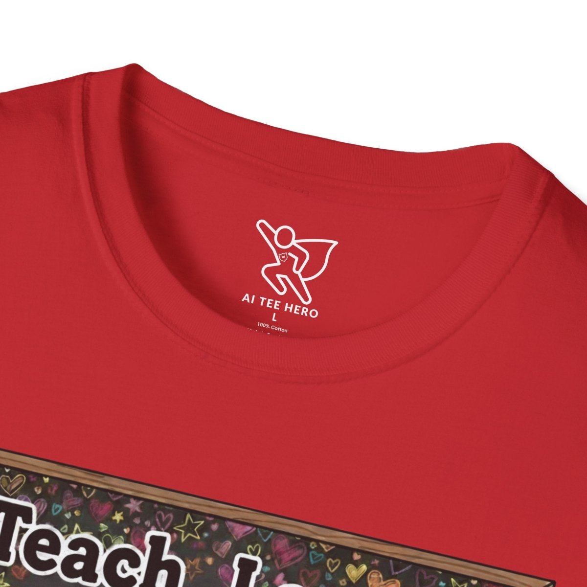 "Teach.Love.Inspire. Repeat Daily" CW - 1 Inspire Teacher T-Shirt, Gifts for Educators, Inspirational Tees, Cute Classroom Apparel, Teach Love Inspire Shirt - AI Tee Hero