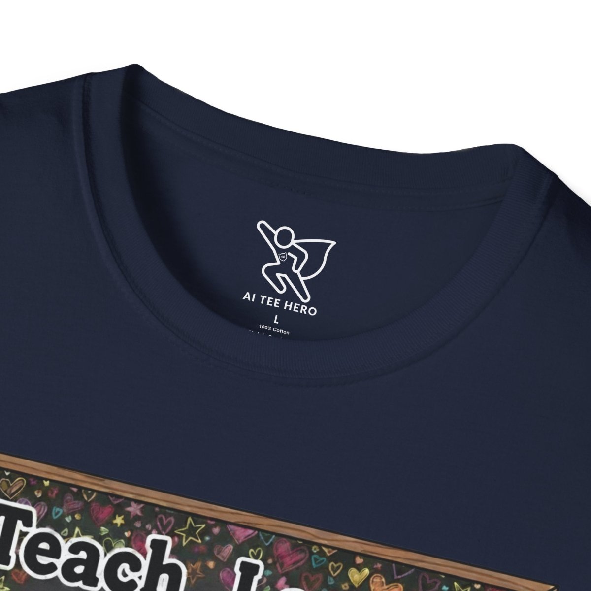 "Teach.Love.Inspire. Repeat Daily" CW - 1 Inspire Teacher T-Shirt, Gifts for Educators, Inspirational Tees, Cute Classroom Apparel, Teach Love Inspire Shirt - AI Tee Hero