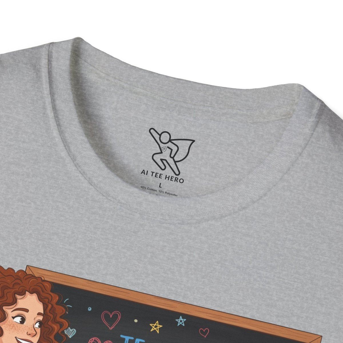 "Teach.Love.Inspire. Repeat Daily" CW - 3 Inspire Teacher T-Shirt, Gifts for Educators, Inspirational Tees, Cute Classroom Apparel, Teach Love Inspire Shirt - AI Tee Hero