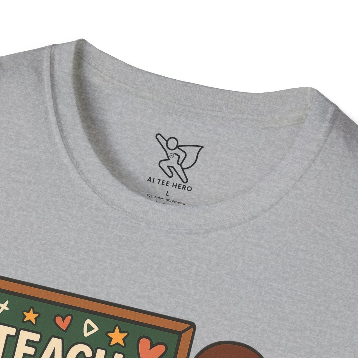 "Teach.Love.Inspire. Repeat Daily" CW - 4 Inspire Teacher T-Shirt, Gifts for Educators, Inspirational Tees, Cute Classroom Apparel, Teach Love Inspire Shirt - AI Tee Hero