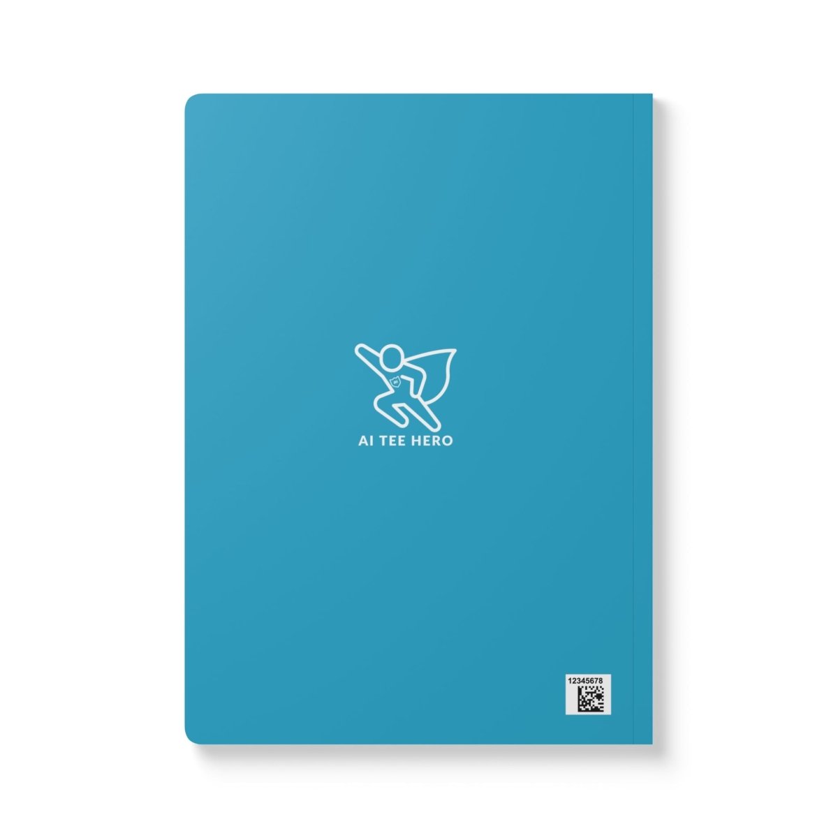 "Think in 3D" Creative & Motivational Softcover Journal, Inspirational Notebook, AI Tech Hero, Perfect for Students, Gifts, and More - AI Tee Hero