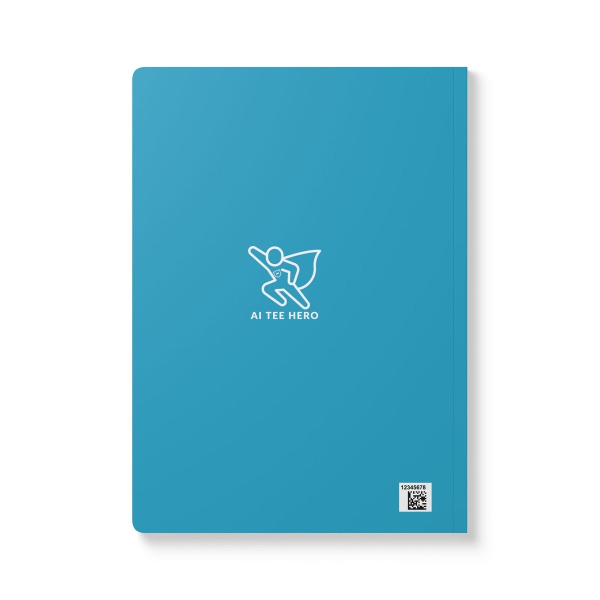 "Think in 3D" Creative & Motivational Softcover Journal, Inspirational Notebook, AI Tech Hero, Perfect for Students, Gifts, and More - AI Tee Hero