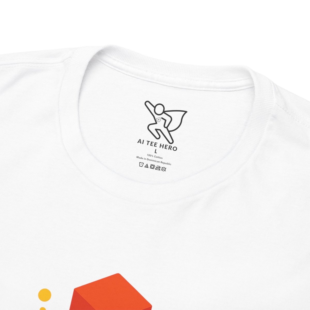 "Think in 3D" Graphic Cotton Tee, Fun T-Shirt Gift, Educational Apparel, Unisex Casual Wear, Creative Gift Idea CW - 1 Orange - AI Tee Hero