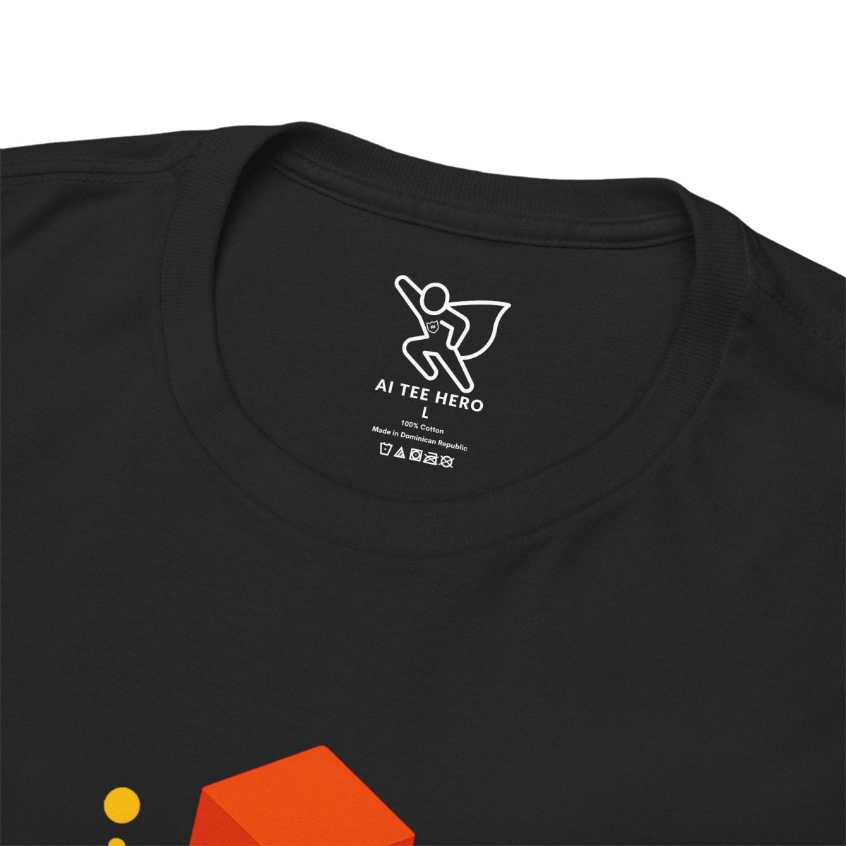 "Think in 3D" Graphic Cotton Tee, Fun T-Shirt Gift, Educational Apparel, Unisex Casual Wear, Creative Gift Idea CW - 1 Orange - AI Tee Hero