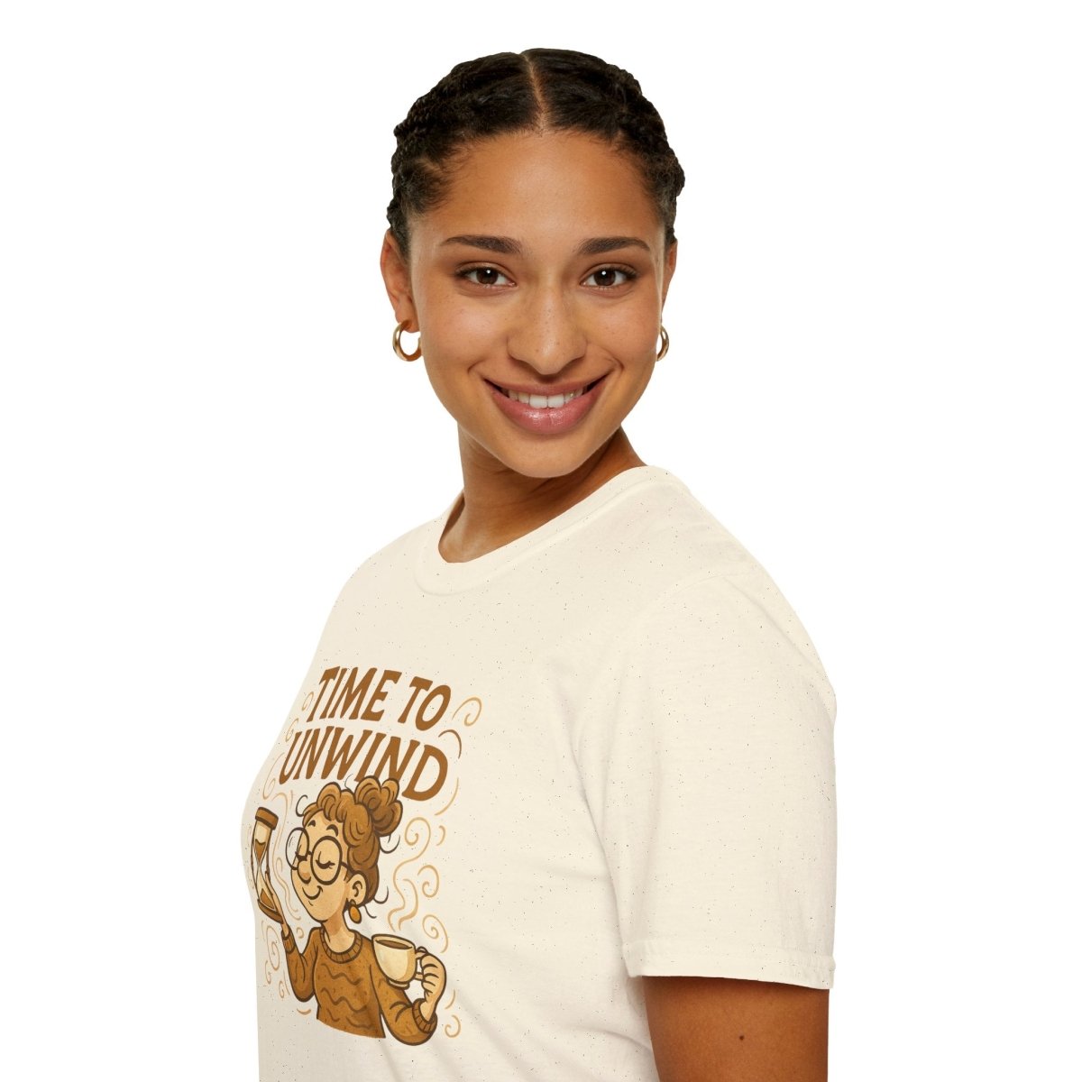 "Time to Unwind Shirt" Unisex Relaxation T-Shirt, Gift for Stress Relief, Casual Wear, Relaxing Day Tees, Self - Care Clothing - MINDSet Collection - AI Tee Hero