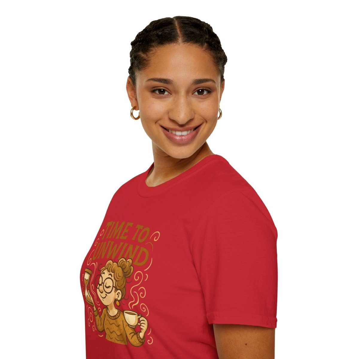 "Time to Unwind Shirt" Unisex Relaxation T-Shirt, Gift for Stress Relief, Casual Wear, Relaxing Day Tees, Self - Care Clothing - MINDSet Collection - AI Tee Hero